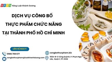 Dịch vụ công bố thực phẩm chức năng tại Tp.HCM
