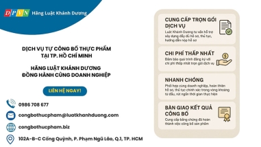 Dịch vụ tự công bố thực phẩm tại Tp.HCM