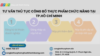 Tư vấn thủ tục công bố thực phẩm chức năng tại Tp.HCM