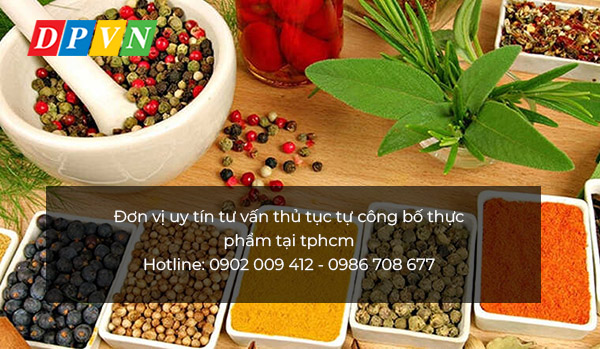 tư vấn thủ tục tự công bố thực phẩm tại tphcm