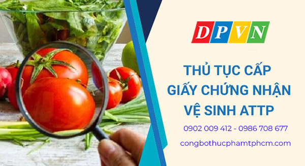 tư vấn cấp giấy phép đủ điều kiện về vệ sinh an toàn thực phẩm tại tphcm